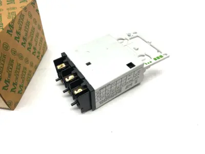 USED MOELLER ADJUSTABLE MOTOR PROTECTION TRIP BLOCK 1-1.6A, 14-22A