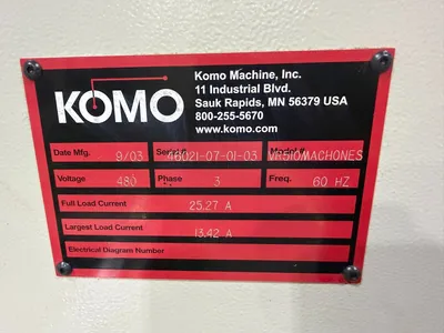 Used 2003 KOMO VR510 CNC Routers Illinois US | CNC EXCHANGE #1398575