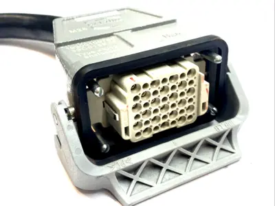Used HARTING Industrial Connector Cable Assembly 4X/12 12-Pin 1930010154 Electrical Fittings Michigan US | Maverick Industrial Sales #1400588