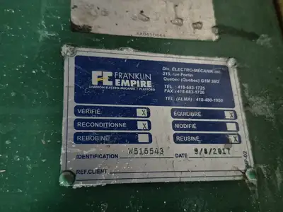 Used TECO-WESTINGHOUSE ANRK-EC002 Motors (misc) British Columbia CA | Lenmark #478089