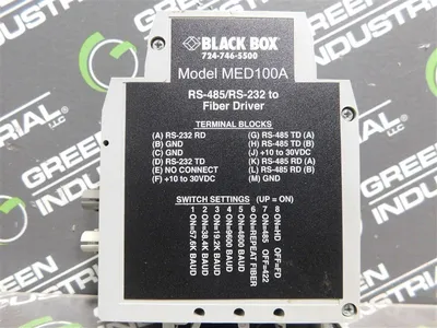 USED BLACK BOX MED100A