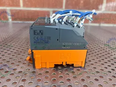 USED B&R X20 BC 0083 CONTROLLER W/ B&R X20 PS 9400, X20 AI 4622,  X20 AI 2222