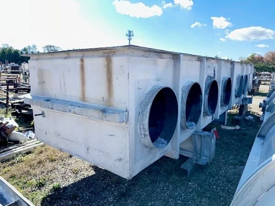 30' L x 70" Wide Carrier Fluid Bed Dryer With Heater