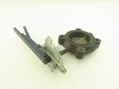 Nibco LD3022 3" Lug Butterfly Valve DN80 CF8M Stainless Disc 250psi w/Handle