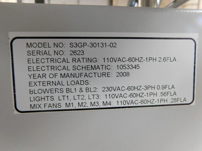 USED GETINGE ISOLATOR S3GP-30131-02