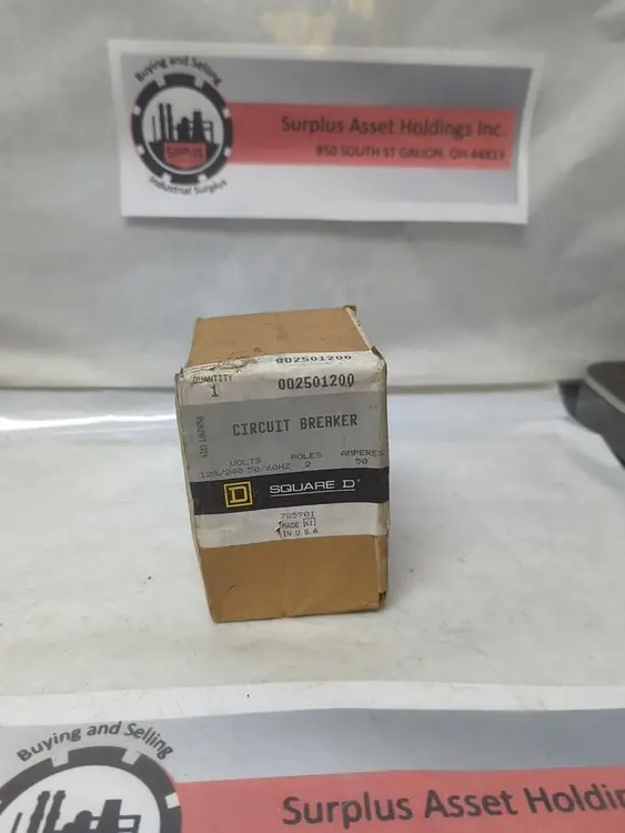 New | in-Stock SQUARE D QO2501200 Miscellaneous Equipment (Electrical & Power) Ohio US | Surplus Asset Holdings #1236022