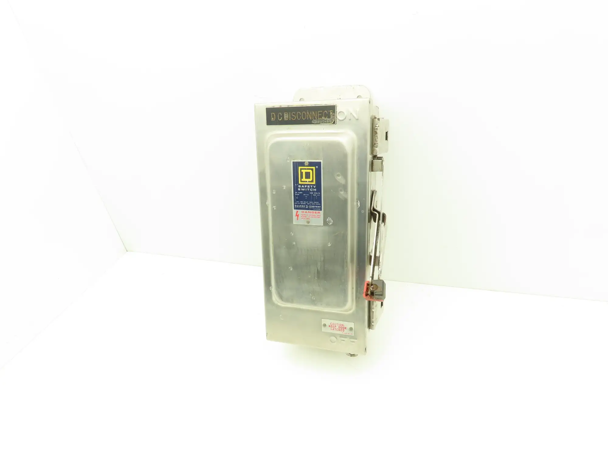 Square D HU221DS Safety Disconnect Switch 30 Amp 600V 2 Pole Fused SS E1