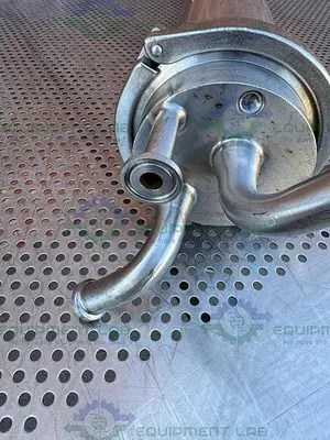 USED ALLEGHENY BRADFORD 6.2 LITER  STAINLESS STEEL FILTER HOUSING 150 PSIG
