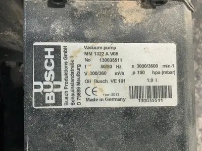 Used 2013 BUSCH MINK MM 1322 AV Vacuum Pumps Ohio US | HGR 24 #1418596