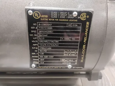 BALDOR RELIANCE EM7044T Motors | ESS Industrial Equipment Sales (3)