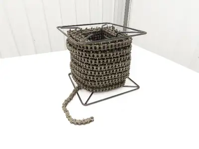 Peer 50R X100FT SP D-1 E2PIN Roller Chain #50 Riveted 100' Reel D-1 Attachment