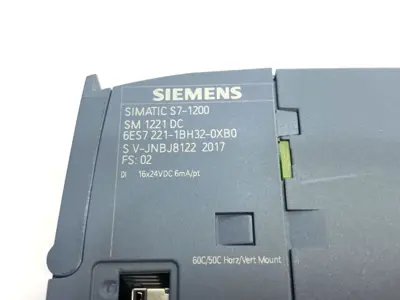USED SIEMENS SIMATIC S7-1200 DIGITAL INPUT MODULE SM 1221, 16 DI