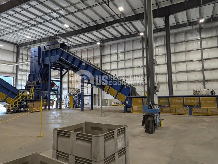 Used 2022 AMERICAN PULVERIZER PRE-SHREDDER/CONVEYOR SYSTEM Shredders | US Recycling Equipment #474626