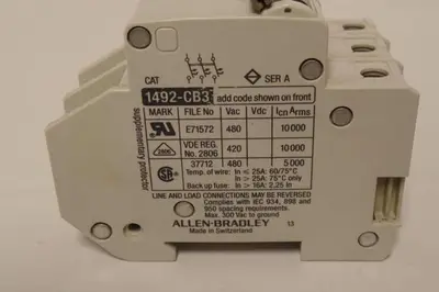 USED ALLEN BRADLEY 1492-CB3/G200 SER A