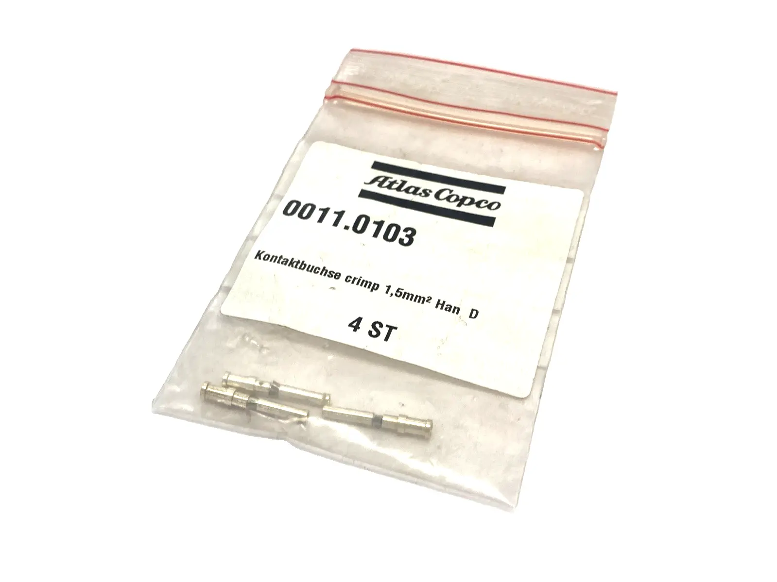 USED ATLAS COPCO CRIMP CONTACT PIN 1.5MM² HAN D