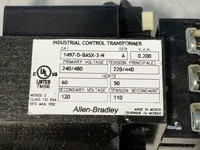 USED ALLENBRADLEY 1497DBASX3N