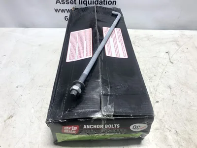 Grip Rite 1216GAB50 Galvanized Foundation Anchor Bolt W/ Nut & Washer 1/2″ x 16″