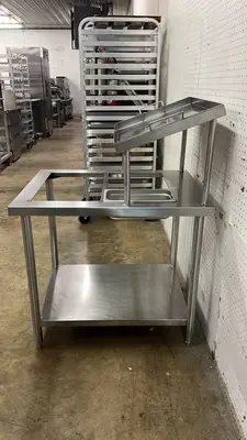 Used Falcon Restaurant Supply, Inc. Used 26" x 34" Stainless Steel Breading Station Batter and Breading Machines Illinois US | Falcon Restaurant Supply #1373503
