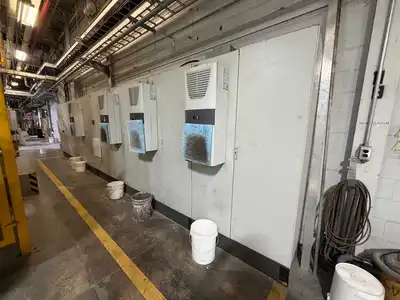 Used Sheet Flooring Production Line 12' (3.65m) Complete Plants New Jersey US | Perry Equipment #1207305