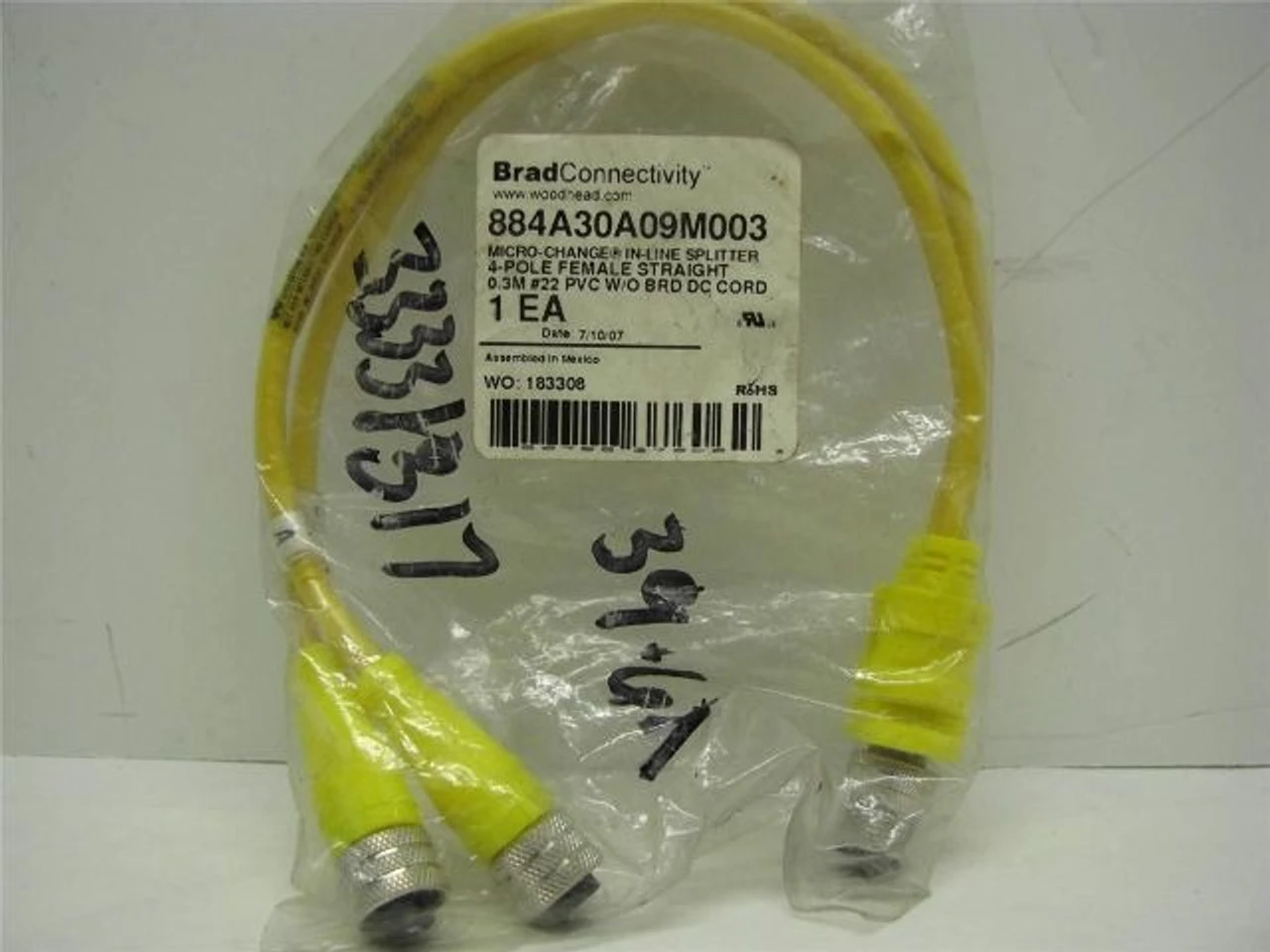 NEW WOODHEAD 884A30A09M003