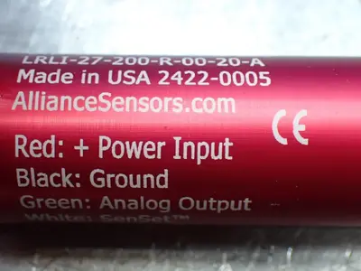 NEW ALLIANCE SENSORS GROUP LRLI27200R0020A