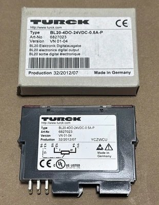 NEW Turck BL20-4DO-24VDC-0.5A-P