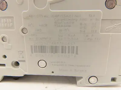 ABB K15A E212323 Circuit Breaker 3 Pole 15A Lot of 3