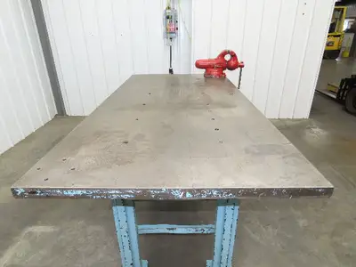 Central Iron FDY Steel Welding Layout Table 72x36" Cast Iron Wilton 4-1/2" Vise