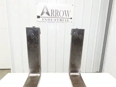 Cascade 1870686 4.75x42" Class 2 Steel Forklift Forks 16" Carriage 1-Pair READ