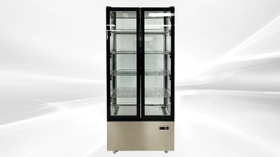 171-0266 4 Sided Glass Self Contained Bakery Display Cooler