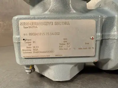 USED SEW-EURODRIVE SA37/A