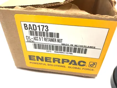 BAD173 | Enerpac  Retainer Nut, 9-Ton BRD Cylinder Attachment - New Other
