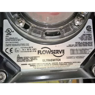 1.5" DURCO FLOWSERVE STAINLESS STEEL PROCESS PLUG VALVE 1.5-TSG4-31C1LLT9M1GAS