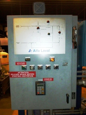 Alfa-Laval MMB 305S-11 lube oil purifier module, SS.