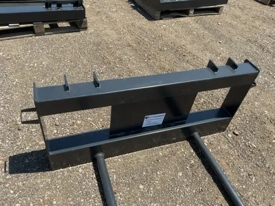 New JCT Bale Spear Skid Steer Attachment, Universal Quick Attach, Has Two Spears that Stick Out Appr...