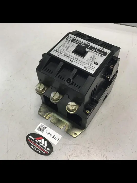 Used TOSHIBA C-180E PLC Contactors | Ideal Machinery #625043
