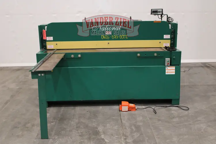Used NATIONAL NH7225 Power Squaring Shears (Inch) Michigan US | Vander Ziel Machinery Sales #1302661