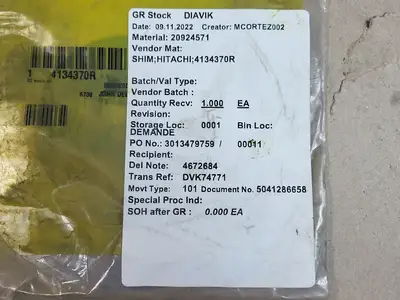 USED JOHN DEERE 4134370R
