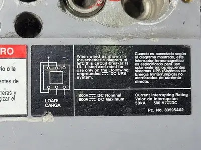 USED SIEMENS CLD63B600
