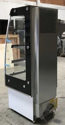171-0027 24” Open Air Curtain Self Contained Refrigerated Cooler Merchandiser