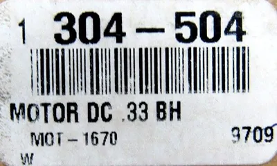 NEW THERMO KING 304-504 MOTOR MOT-1670 24V 304504 6" SHAFT