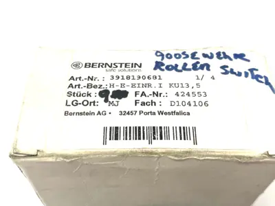 USED BERNSTEIN ROLLER LEVEL SWITCH ACCESSORY H-E-EINR.I KU13,5