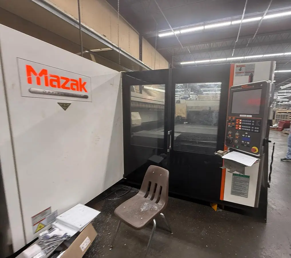 Used 2013 MAZAK OPTIPLEX 3015 CO2 Laser Cutters Minnesota US | Source Machinery Sales #1356983
