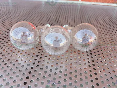 Used LOT OF 3 - POPE SCIENTIFIC 200 ML SINGLE NECK ROUND BOTTOM FLASK Glassware - Other California US | Equipment Lab #1556651