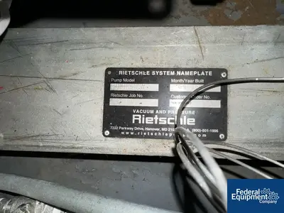 USED Gardner Denver Rietschle Dry Vacuum Pump, Model SB-120