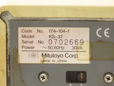 Mitutoyo KS-32 Digital Counter 2-Axis Display for Profile Projector 174-104-1
