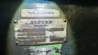 Alpine Augsburg Roto-plexer Mill Grinder, Model Ro 63/18, 40 Hp
