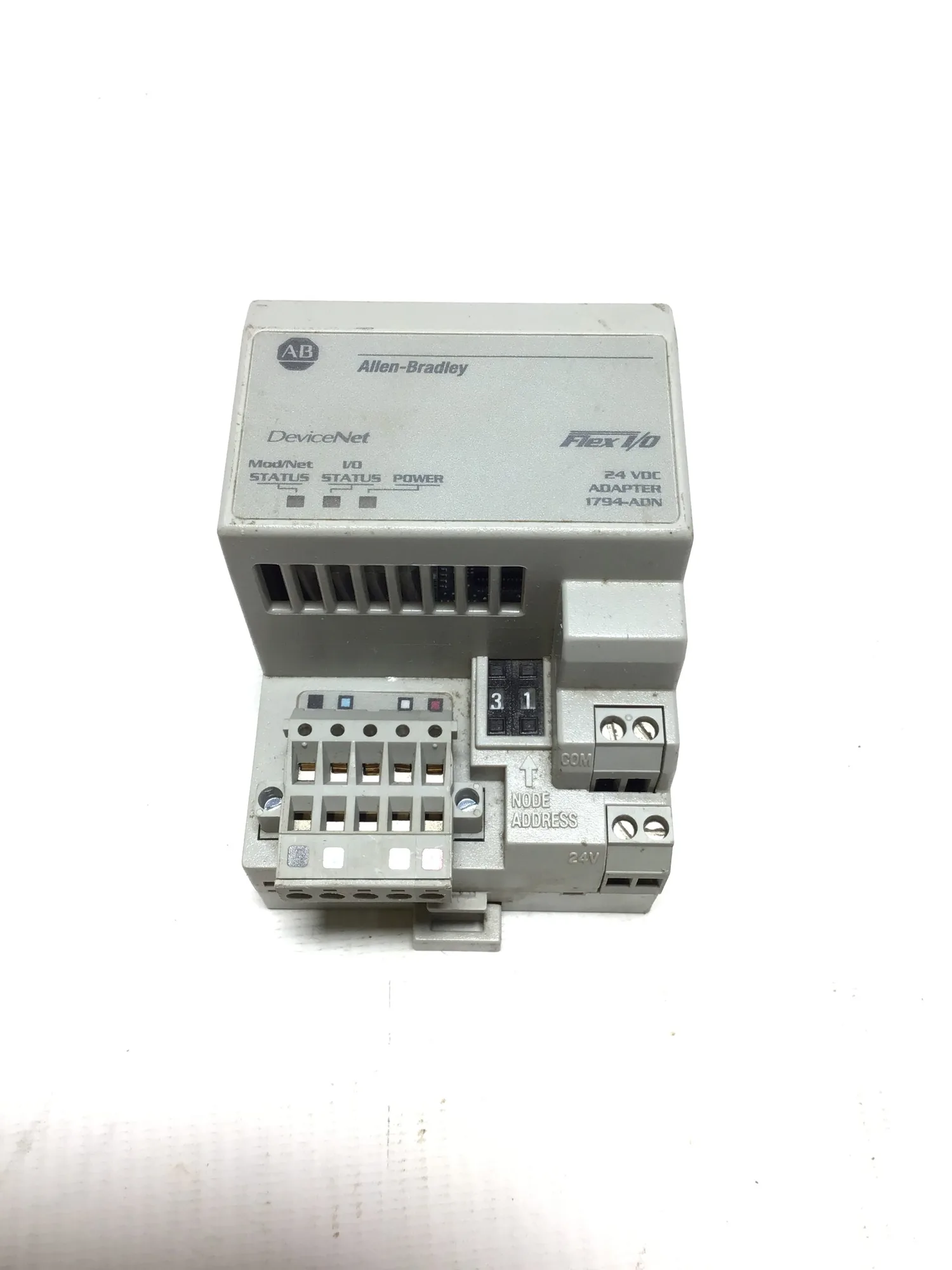 Allen Bradley 1794-ADN – 96265075 Flex I/O Adapter 24VDC 400mA