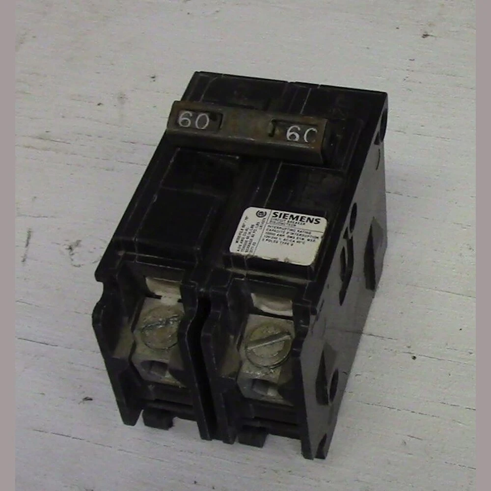 Siemens 2 Pole 60 Amp Push-in Breaker