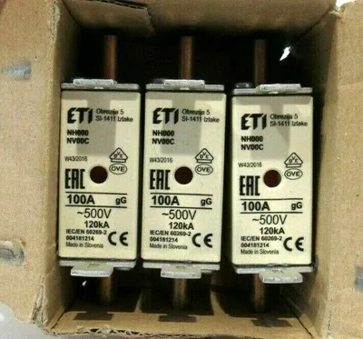 LOT OF 3 NEW ETI ELEKTROELEMENT 004181214 FUSE LINKS